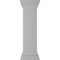 Ekena Millwork 10"W x 40"H Plain Newel Post with Flat Capital & Base Trim (Installation kit included) NWL10X40PLF0B0 - alternate 1